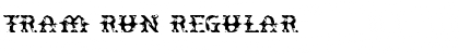 Tram Run Regular Font Title Preview