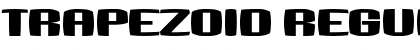 Trapezoid Regular Font Title Preview