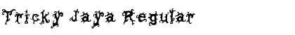 Tricky Jaya Regular Font Title Preview