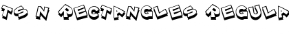 Ts n Rectangles Regular Font Title Preview