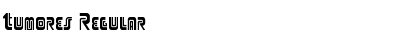 Tumores Regular Font Title Preview