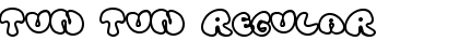 Tun Tun Regular Font Title Preview