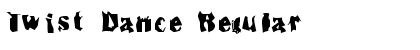 Twist Dance Regular Font Title Preview