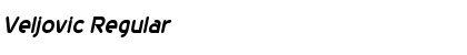 Veljovic Regular Font Title Preview