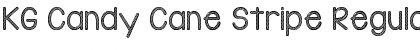 KG Candy Cane Stripe Regular Font Title Preview