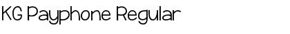 KG Payphone Regular Font Title Preview