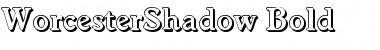 WorcesterShadow Bold Font Title Preview