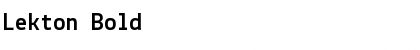 Lekton Bold Font Title Preview