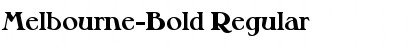 Melbourne-Bold Regular Font Title Preview