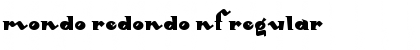 Mondo Redondo NF Regular Font Title Preview
