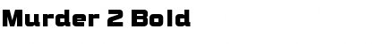 Murder 2 Bold Font Title Preview