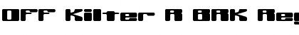 Off Kilter R BRK Regular Font Title Preview