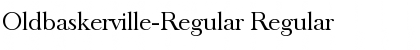 Oldbaskerville-Regular Regular Font Title Preview
