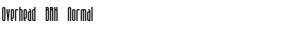 Overhead BRK Normal Font Title Preview
