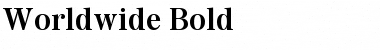 Worldwide Bold Font Title Preview