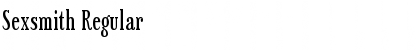 Sexsmith Regular Font Title Preview