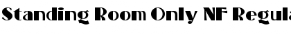 Standing Room Only NF Regular Font Title Preview