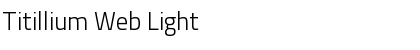 Titillium Web Light Font Title Preview