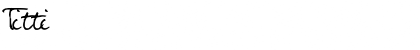 Titti  Font Title Preview