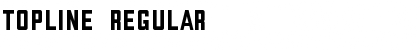 Topline regular Font Title Preview