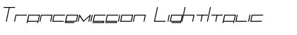 Trancemission LightItalic Font Title Preview