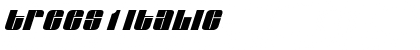 Trees 1 Italic Font Title Preview