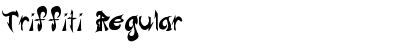 Triffiti Regular Font Title Preview