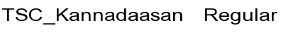 TSC_Kannadaasan Regular Font Title Preview