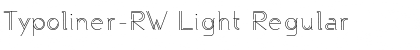 Typoliner-RW Light Regular Font Title Preview