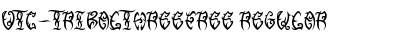 VTC-TribalThreeFree Regular Font Title Preview