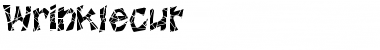 Wrinklecut Regular Font Title Preview