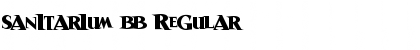 Sanitarium BB Regular Font Title Preview