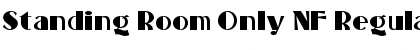 Standing Room Only NF Regular Font Title Preview