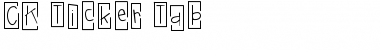 CK Ticker Tab Regular Font Title Preview