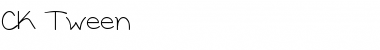 CK Tween Regular Font Title Preview