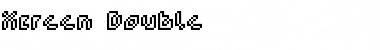 Xcreen Double Font Title Preview