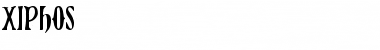 Xiphos Regular Font Title Preview