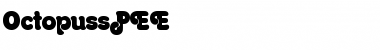 OctopussPEE Regular Font Title Preview