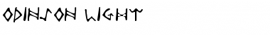 Odinson Light Light Font Title Preview
