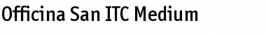 OfficinaSanITCMedium Regular Font Title Preview