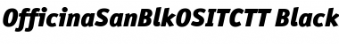 OfficinaSanBlkOSITCTT BlackIta Font Title Preview