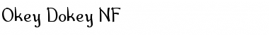 Okey Dokey NF Regular Font Title Preview
