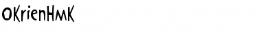 OkrienHmk Regular Font Title Preview