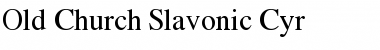 Old Church Slavonic Cyr Regular Font Title Preview