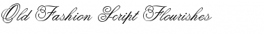 Old Fashion Script Flourishes Regular Font Title Preview