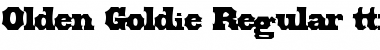 Olden Regular Font Title Preview
