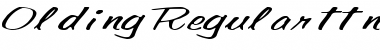 Olding Regular Font Title Preview