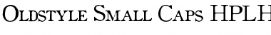 Oldstyle Small Caps HPLHS Font Title Preview
