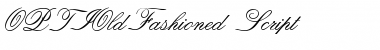 OPTIOldFashioned Regular Font Title Preview