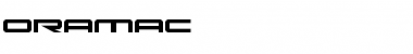 Oramac Regular Font Title Preview